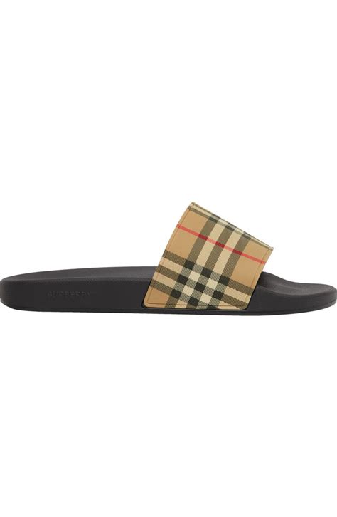 Burberry Furley Check Slide Sandal (Men) 